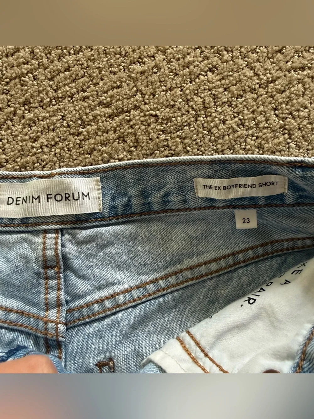Denim Forum the ex boyfriend short